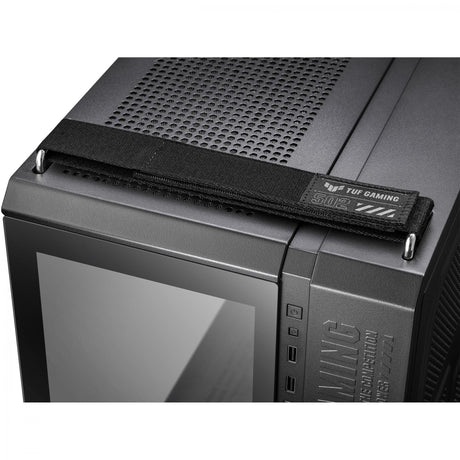 ASUS TUF Gaming GT502 PLUS Tempered Glass Dual Chamber Case Black w. 4x120mm Pre-installed ARGB Fans ASUS