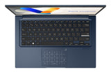 ASUS Vivobook 14 X1404VA-DISEB2157W – tastatur og arbejdsflade set ovenfra