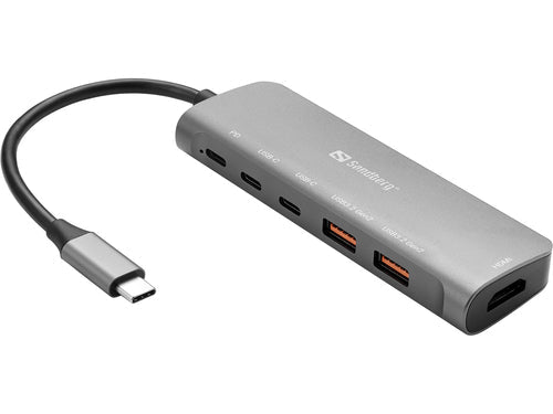 USB-C Dock HDMI + 2xUSB-A + Sandberg