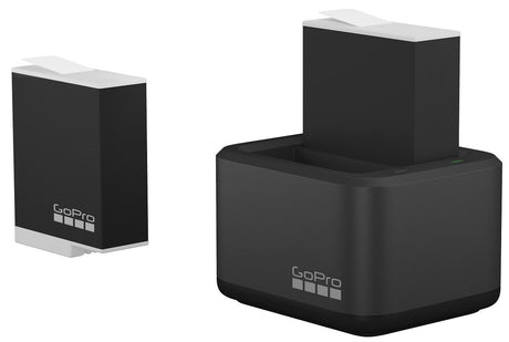 GoPro Dual Charger + 2x Enduro Batteries – HERO12/11/10 Power Kit GoPro