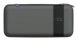 Turtle Beach PlayTrek 2-in-1 – Switch 2-rejsetaske – Sort – aftageligt etui forfra