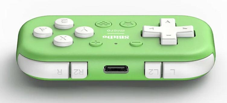 8BitDo Micro Bluetooth Gamepad - Grøn 8Bitdo