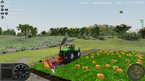 The World of Farming: Europe & America – PlayStation 4 – skærmbillede fra spillet