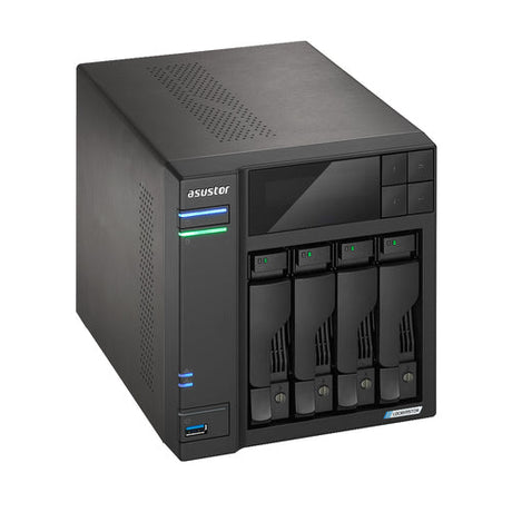 Asustor LOCKERSTOR 4 Gen2+ – set skråt forfra (vinkel 2)