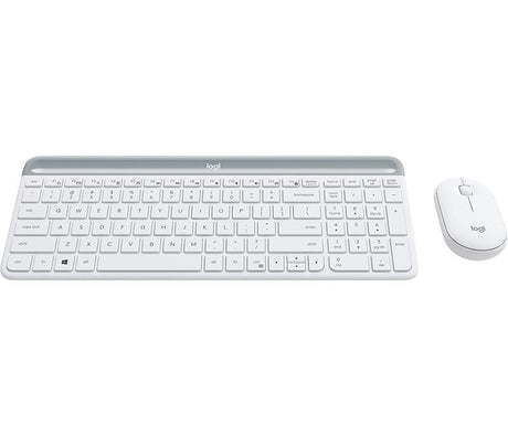 LOGITECH Slim Wireless Keyboard and Mouse Combo MK470 - OFFWHITE - NORDIC