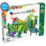 MAGNA-TILES - Dino World XL 50 Piece Set (90228) Magna Tiles
