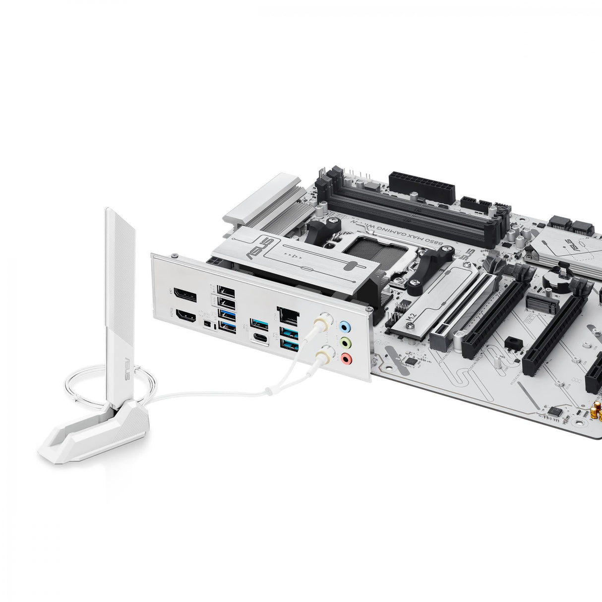 ASUS B850 MAX GAMING WIFI WHITE (ATX, B850, AM5, DDR5) ASUS