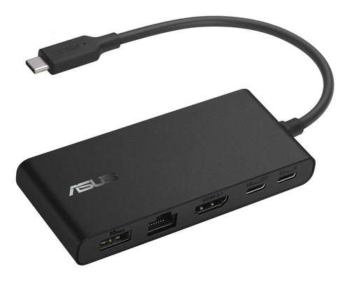 ASUS Dual 4K USB-C Dock DC201 – set skråt forfra (vinkel 2)