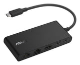 ASUS Dual 4K USB-C Dock DC201 – set skråt forfra (vinkel 2)