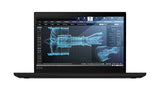 T1A ThinkPad P14s Gen 2 – front med skærm, producentillustration