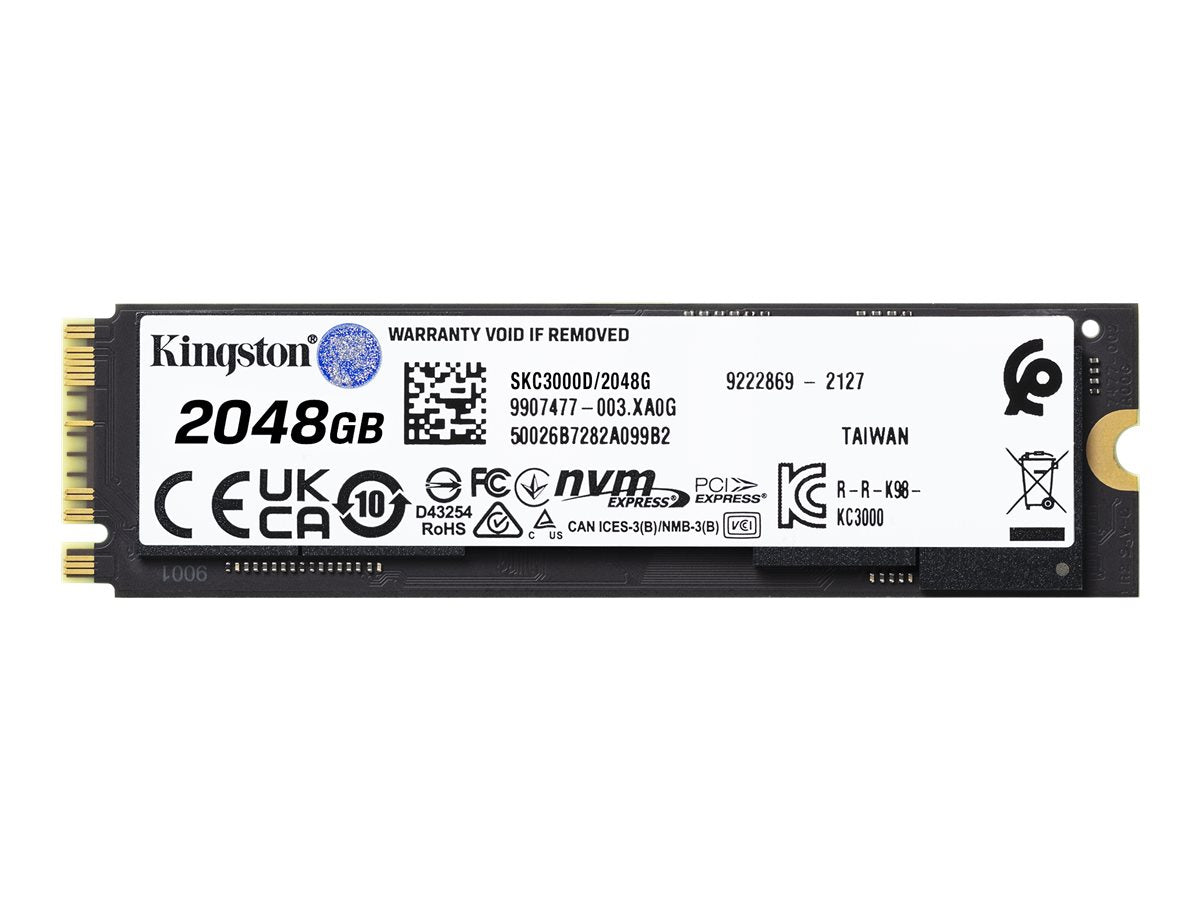 Kingston SSD KC3000 2048 GB M.2 PCI Express 4.0 (NVMe) 