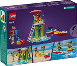 LEGO 42623 Friends Lifeguard Observation Tower with Jet Skis, Construction Toy LEGO