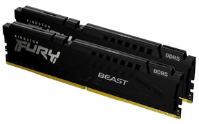Kingston FURY Beast DDR5 SDRAM 64GB kit 6000MHz CL30  On-die ECC DIMM 288-PIN Kingston Technology