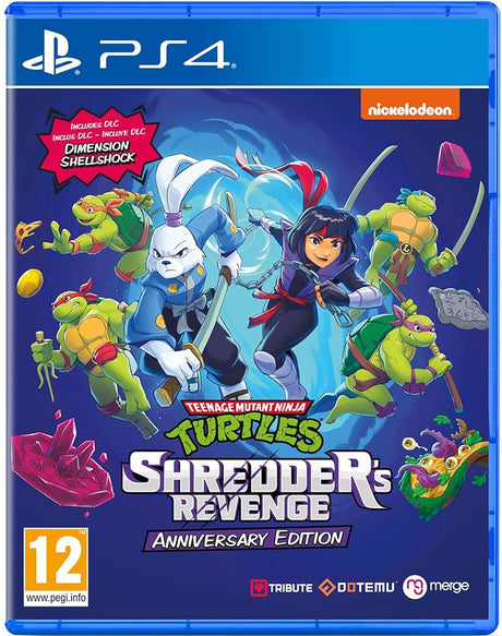 Teenage Mutant Ninja Turtles: Shredder's Revenge (Anniversary Edition) – PlayStation 4 – spilomslag