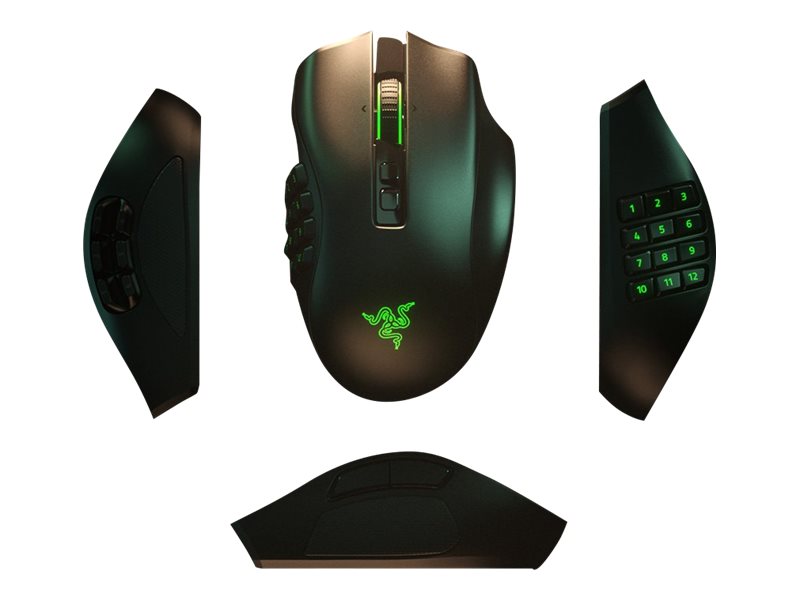 Razer Naga Pro Optical Wireless Schwarz Grün 