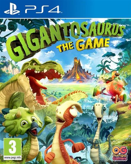 Gigantosaurus: The Game – PlayStation 4 – spilomslag