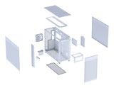 ASUS PRIME AP303 MESH – kabinet – Hvid