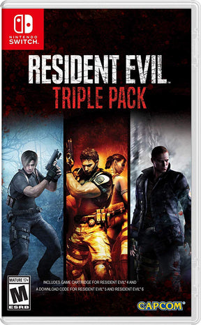 Resident Evil Triple Pack Nintendo Switch Import – Amerikansk importemballage