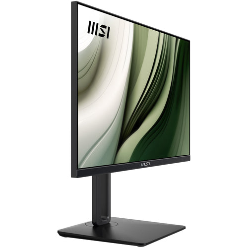 MSI PRO MP245PG – 23,8″ Full HD IPS-skærm, 100 Hz – skærmen set skråt forfra