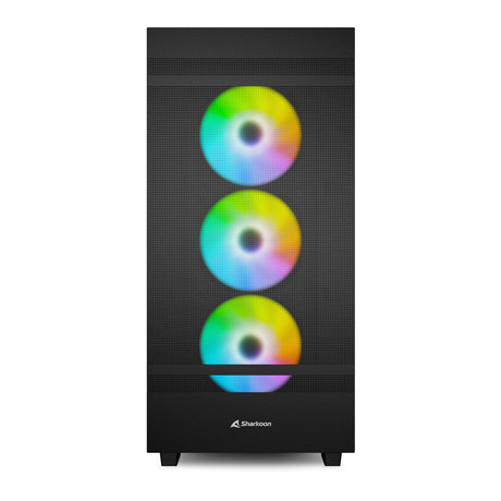 Sharkoon Rebel C50 RGB, tower case (black, tempered glass) Sharkoon