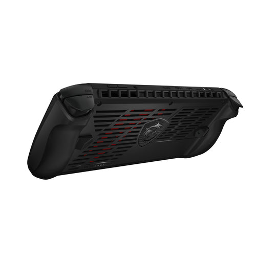 MSI Claw 7 AI+ set bagfra med ventilationsåbninger og makroknapper