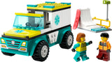 LEGO City - Emergency Ambulance and Snowboarder (60403) LEGO