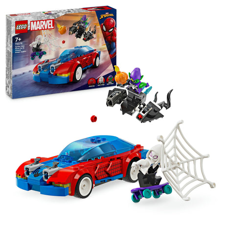 LEGO 76279 Marvel Super Heroes Spider-Man's Racing Car & Venom Green Goblin Construction Toy LEGO