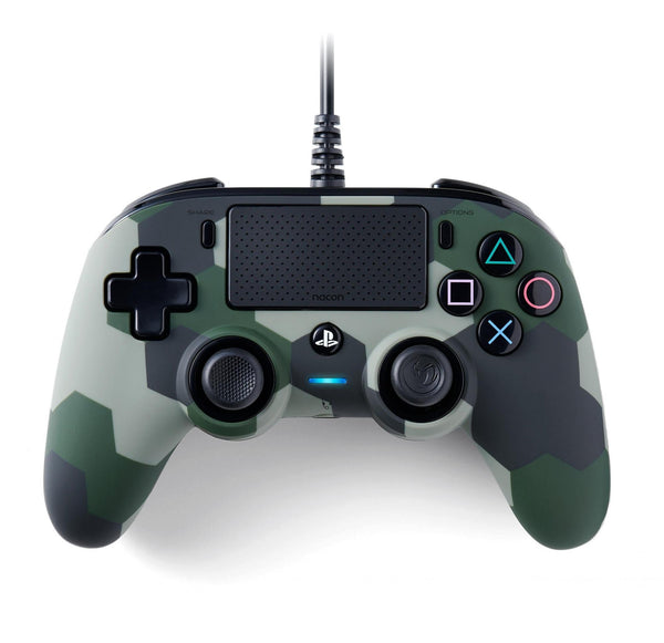 NACON Kabelgebundenes Kompakt-Gamepad – Tarnmuster-USB-Controller für PC & PlayStation 4