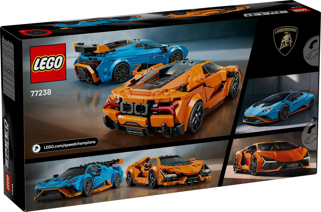 LEGO - Speed Champions - Lamborghini Revuelto & Huracán STO (77238) LEGO