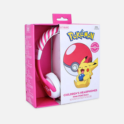 OTL - Junior Headphones - Pokemon Pokeball Pink (PK0842) OTL