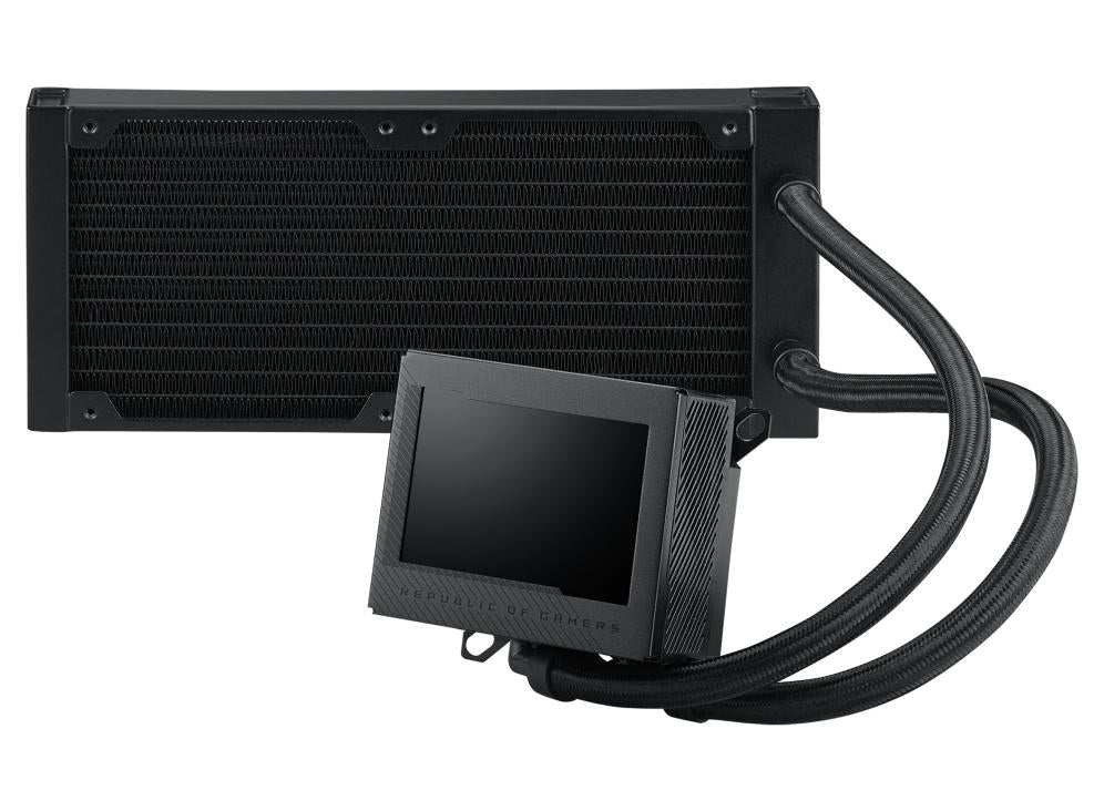ASUS ROG RYUJIN III 240 AiO CPU Liquid Cooler w. 3.5" LCD, 2x Noctua iPPC 2000 PWM 120mm (AM5 comp.) ASUS