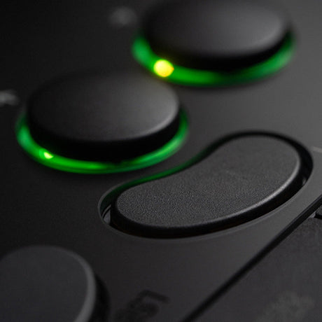 8BitDo Arcade Controller – leverless til Xbox/PC, sort – Grønne lysringe