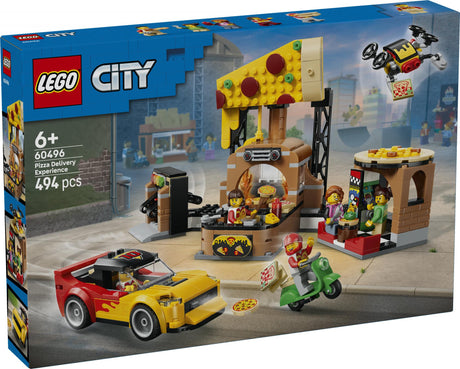 LEGO 60496 City pizza delivery experience with vehicles LEGO