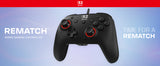 Turtle Beach Rematch Wired – Switch-controller – Sort – producentillustration af controller og produktnavn