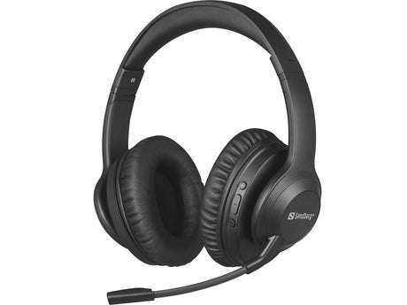 Sandberg Trådløst Headset ANC+ENC Pro - Sort Sandberg