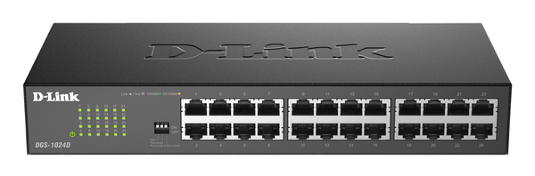D-Link DGS-1024D/E – 24-port Gigabit-netværksswitch
