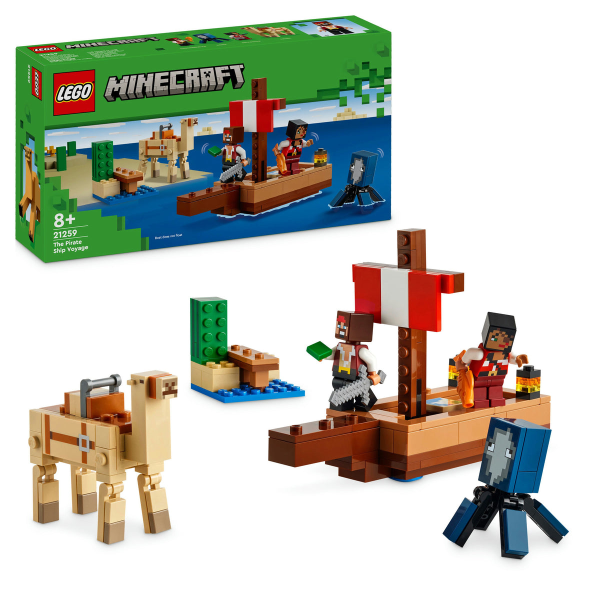 LEGO Minecraft - The Pirate Ship Voyage (21259) LEGO