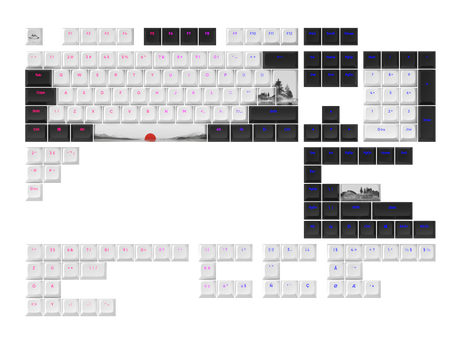 Dark Project - Keycaps sets - Fuji Dark Project