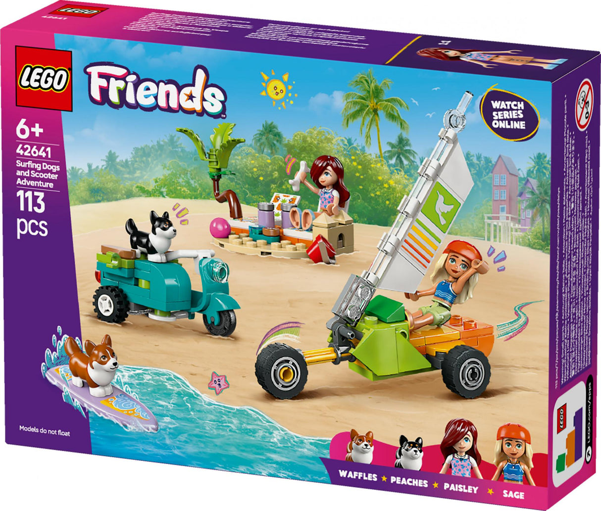 LEGO 42641 LEGO Friends Beach Adventure with Dogs LEGO