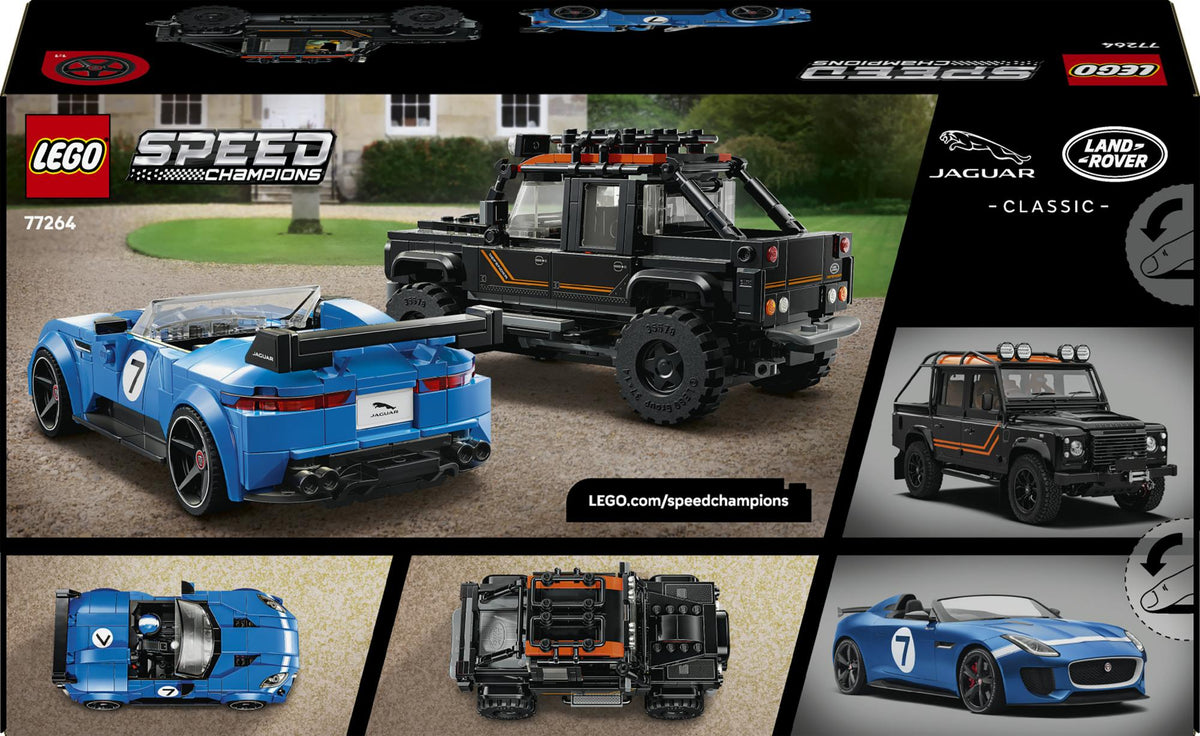 LEGO - Speed Champions - Jaguar Project 7 & Land Rover Defender (77264) LEGO