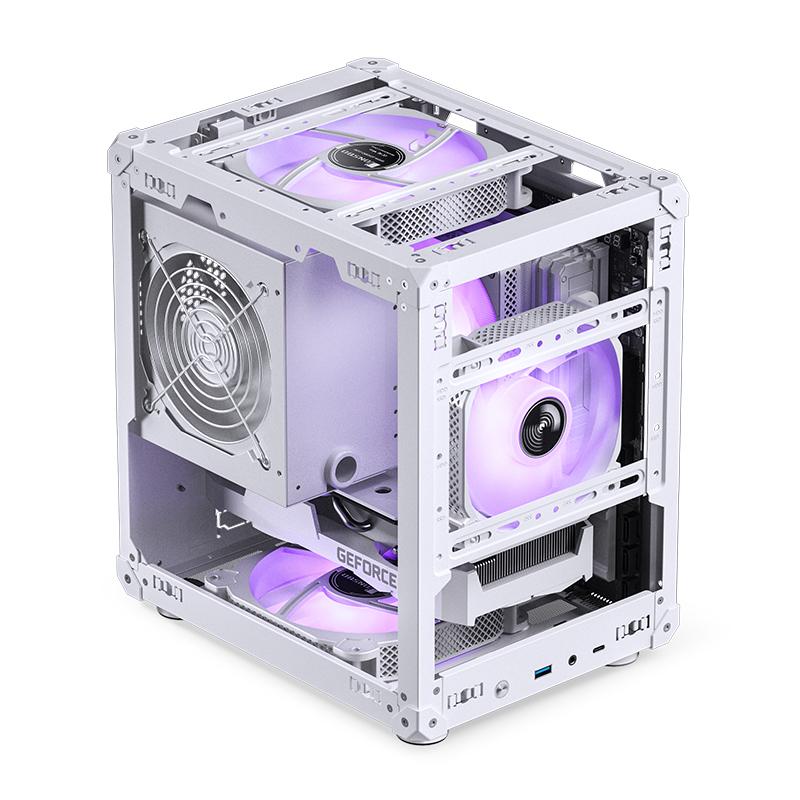 Jonsbo C6 Micro-ATX Case - White Dongguan Sibositong Industrial Co., Ltd. (Jonsbo)
