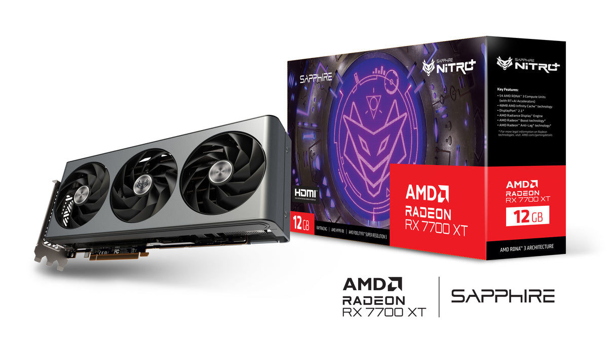 Sapphire NITRO+ Radeon RX 7700 XT 12GB Sapphire Technology