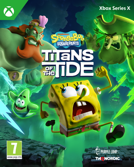SpongeBob SquarePants: Titans of the Tide – Xbox Series X – spilomslag