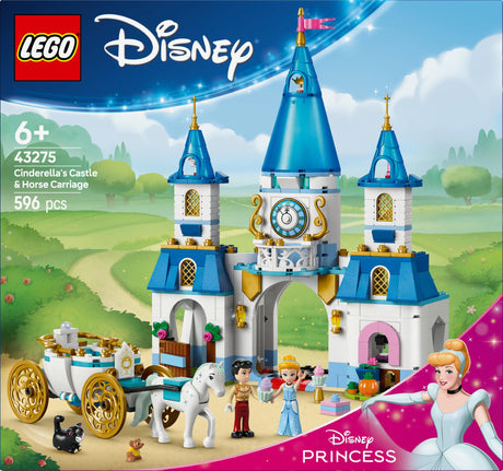 LEGO 43275 Disney Princess Cinderella's Castle and Horse-Drawn Carriage LEGO