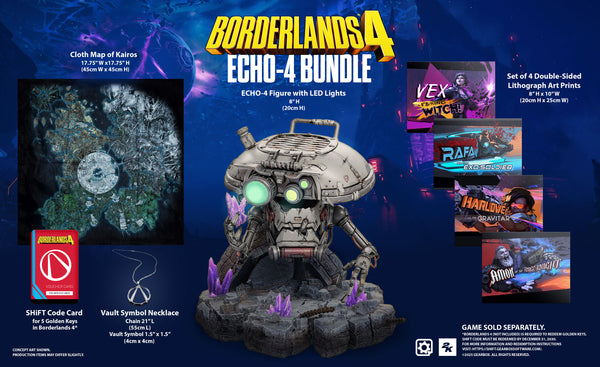 Borderlands 4 ECHO-4 Bundle – Samlersæt uden spil