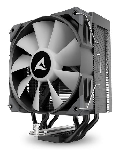 Sharkoon A50 RGB Black 230W TDP 5-Heatpipe 120mm PWM FDB ARGB CPU Air Cooler Sharkoon