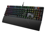 ASUS ROG Strix Scope II X – tastatur fra modsat skrå vinkel