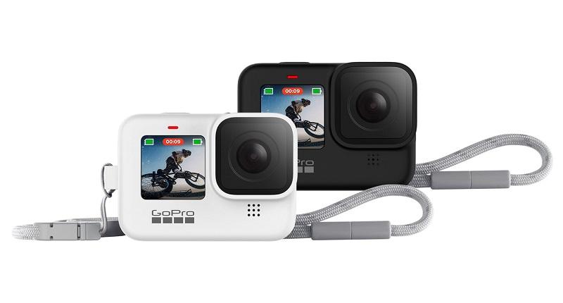 GoPro - Sleeve + Lanyard for HERO9/HERO10 Black (White) - E GoPro