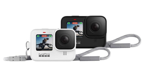 GoPro - Sleeve + Lanyard for HERO9/HERO10 Black (White) - E GoPro