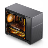 Jonsbo D31 MESH mATX Case, Tempered Glass - Sort